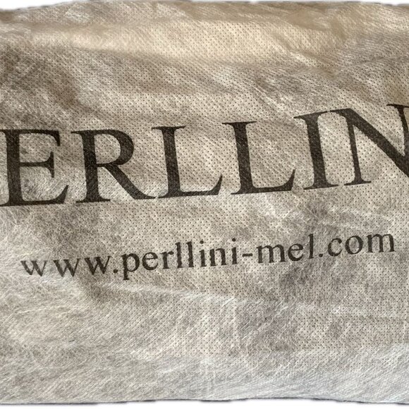 Perllini soft leather black satchel bag - Picture 3 of 3